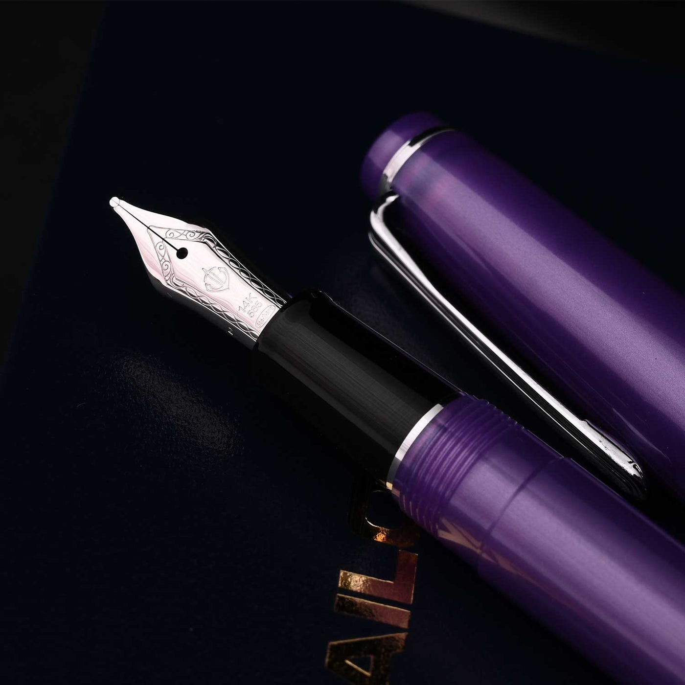 Sailor Professional Gear Slim Fountain Pen Metallic Violet CT 6