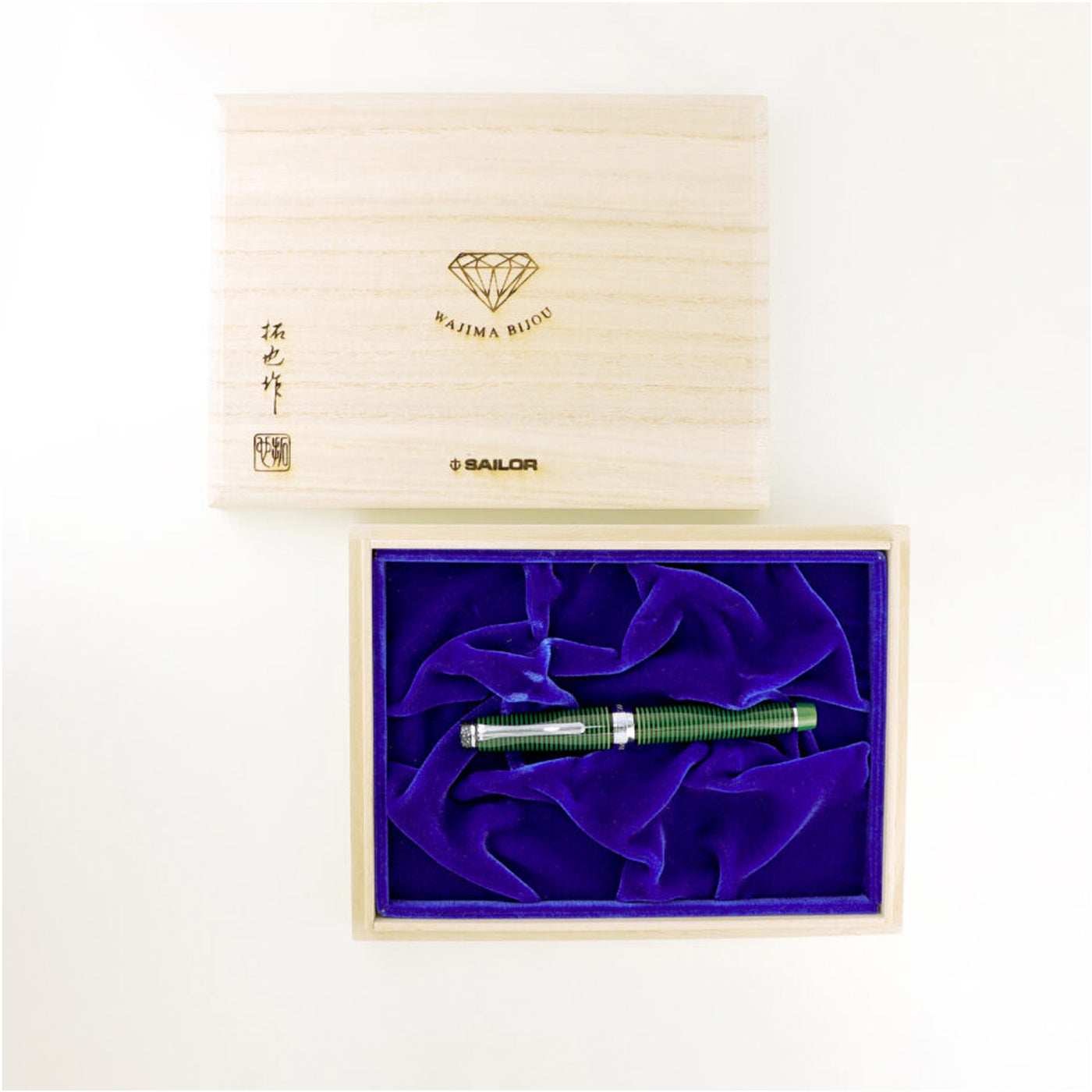 Sailor Wajima Bijou Fountain Pen Emerald CT (Limited Edtion) 4