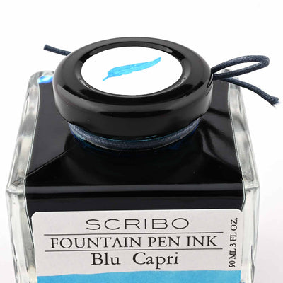 Scribo Blu Capri Ink Bottle Turquoise 90ml 4