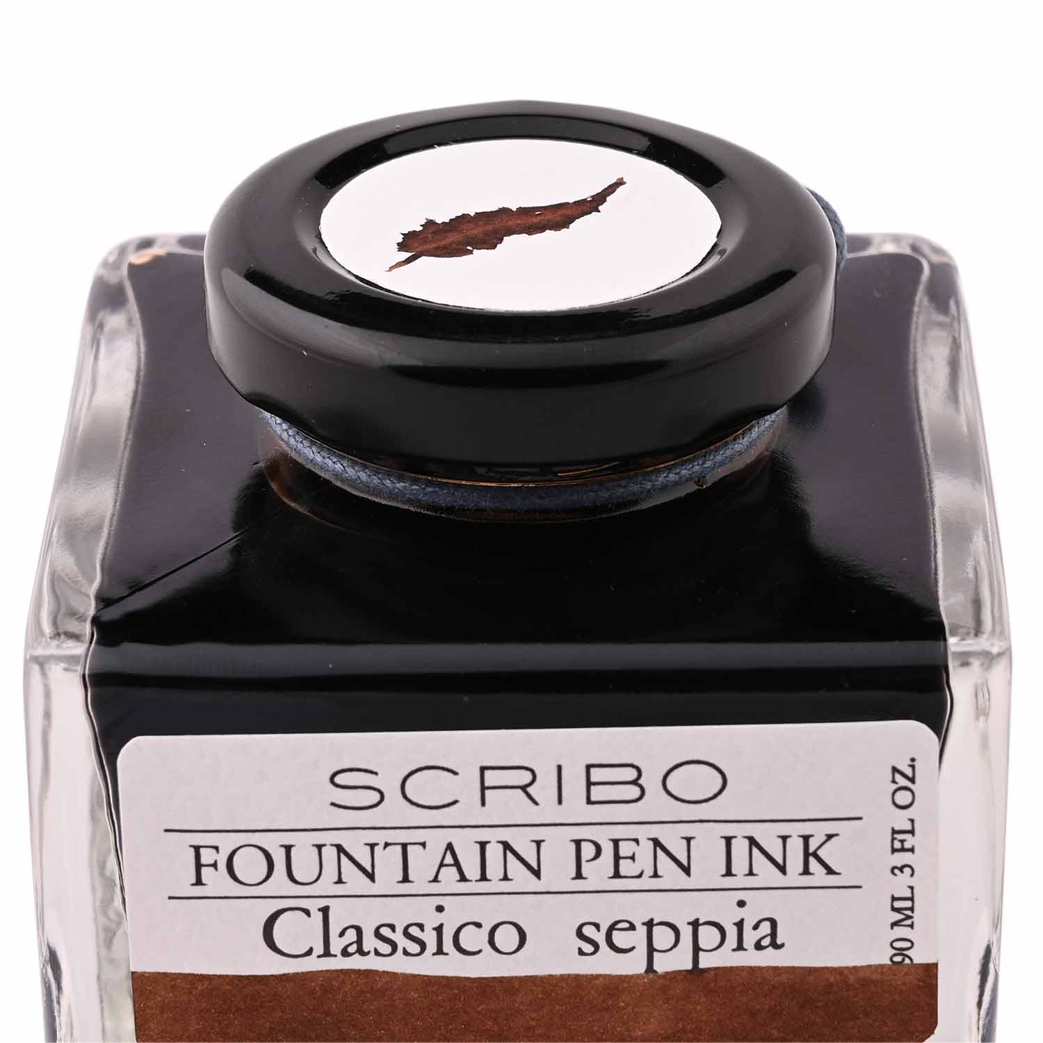 Scribo Classico Seppia Ink Bottle, Brown - 90ml – Makoba