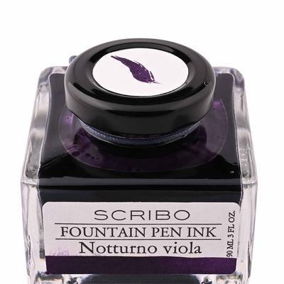 Scribo Notturno Viola Ink Bottle Violet 90ml 4