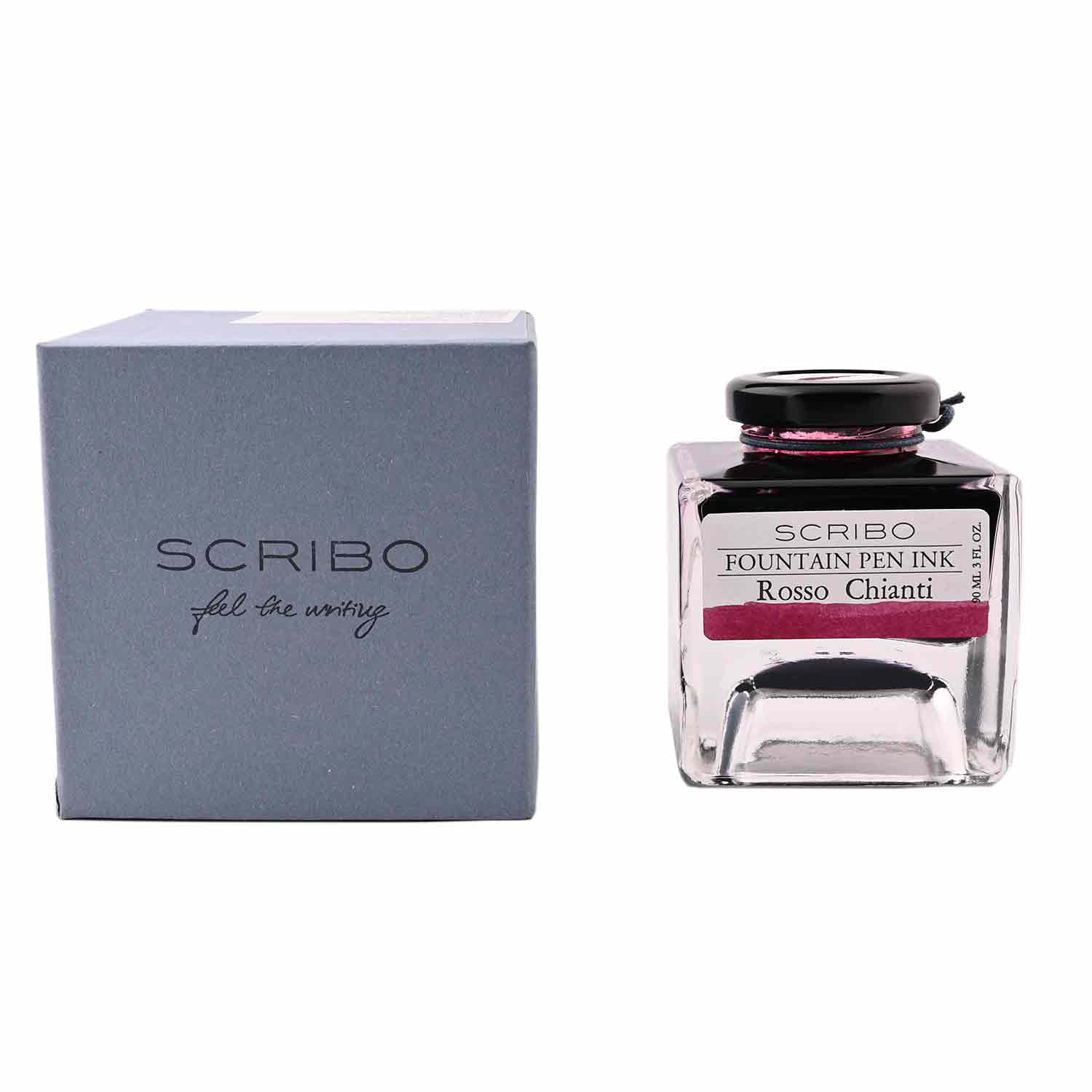 Scribo Rosso Chianti Ink Bottle, Red - 90ml – Makoba