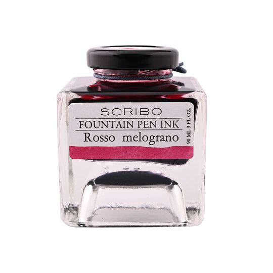 Scribo Rosso Melograno Ink Bottle, Red - 90ml