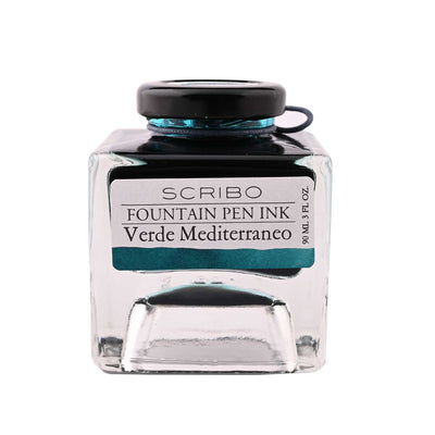 Scribo Verde Mediterraneo Ink Bottle Turquoise 90ml 3