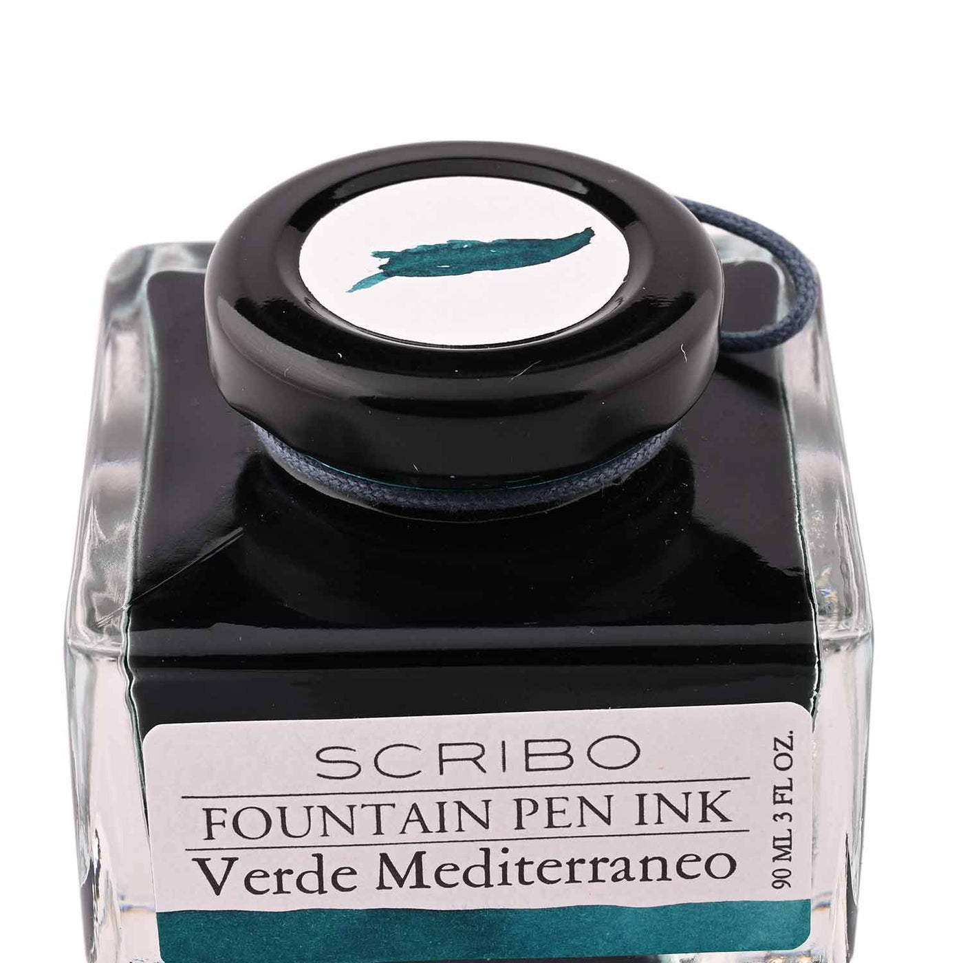 Scribo Verde Mediterraneo Ink Bottle Turquoise 90ml 4