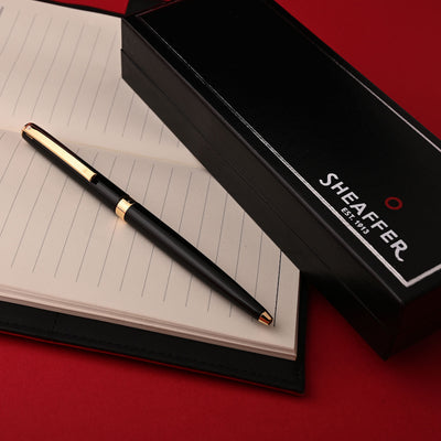 Sheaffer Sagaris Ball Pen - Glossy Black GT 5