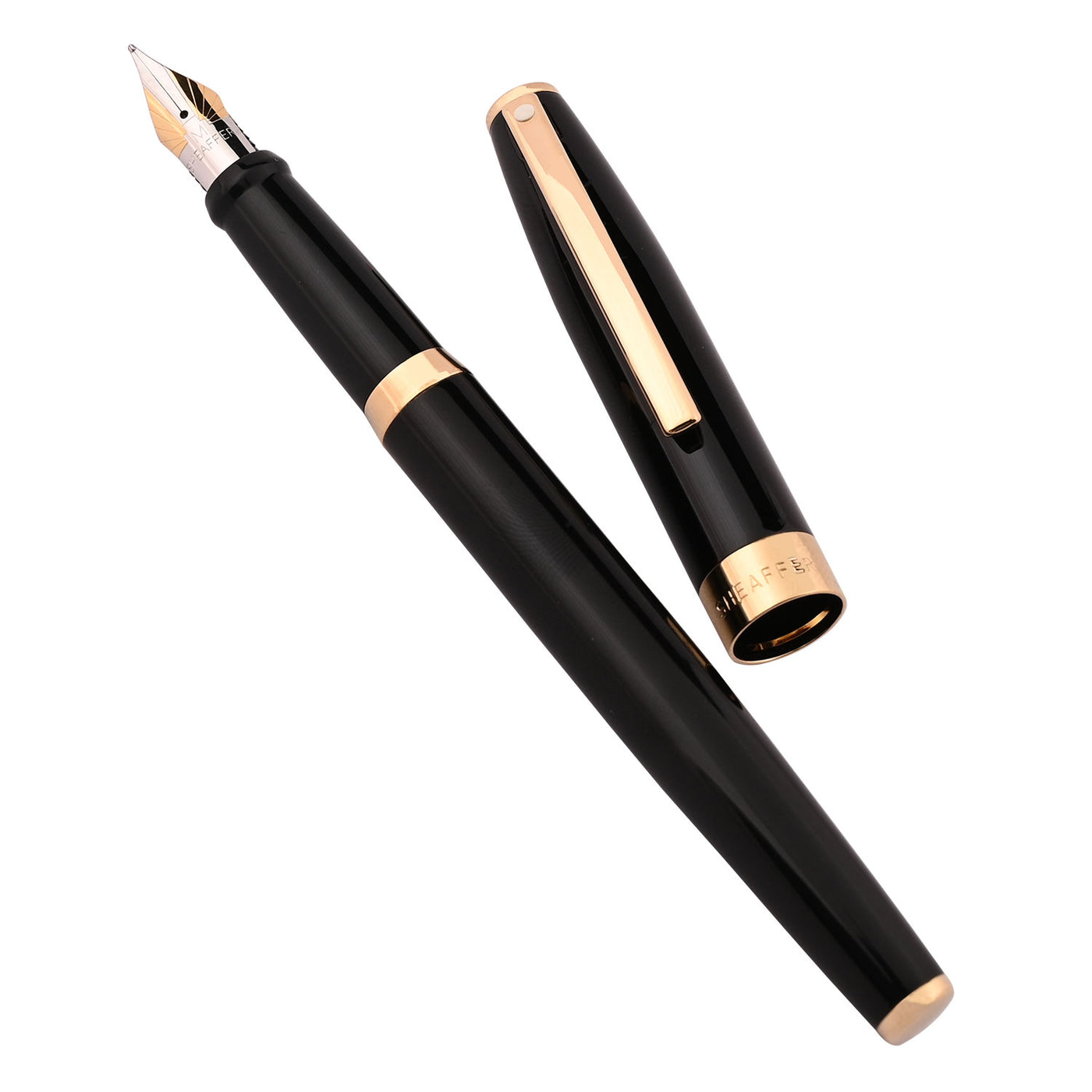 Sheaffer Sagaris Fountain Pen - Glossy Black GT 2