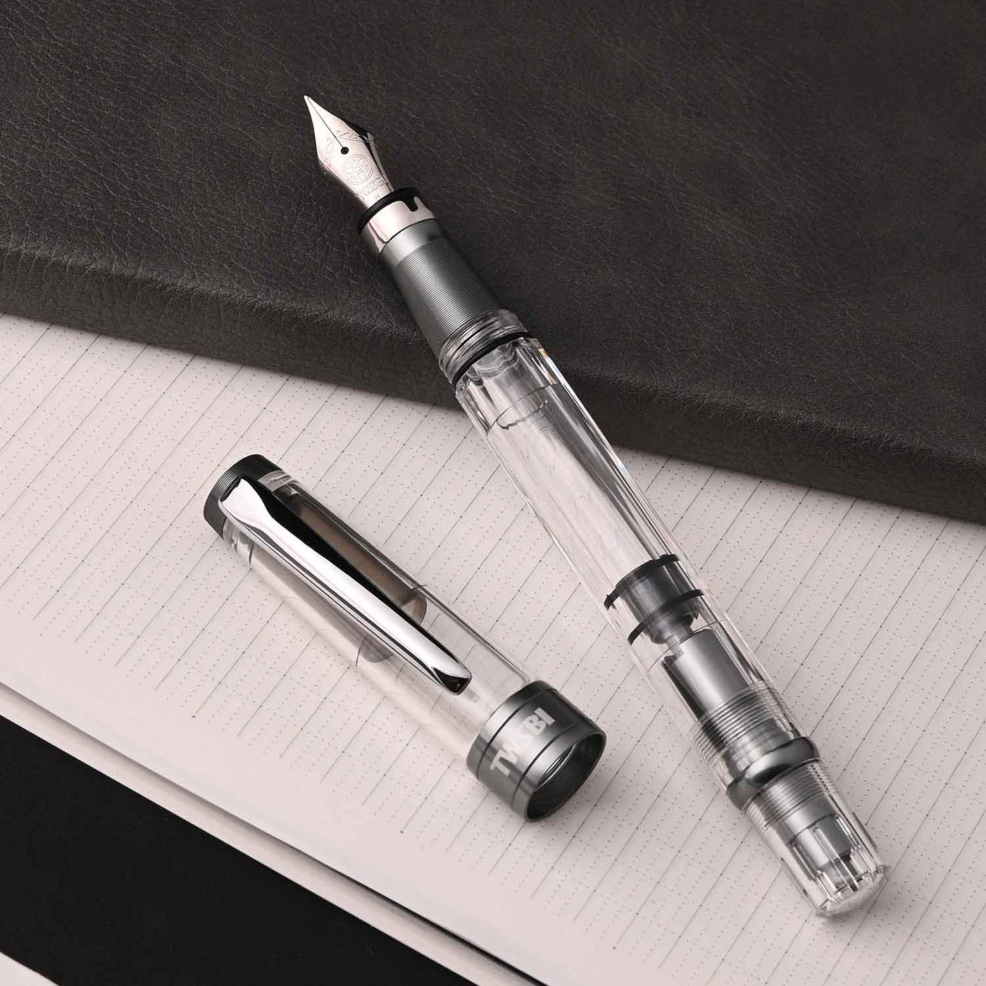 TWSBI Diamond 580ALR Nickel Gray Fountain Pen 10