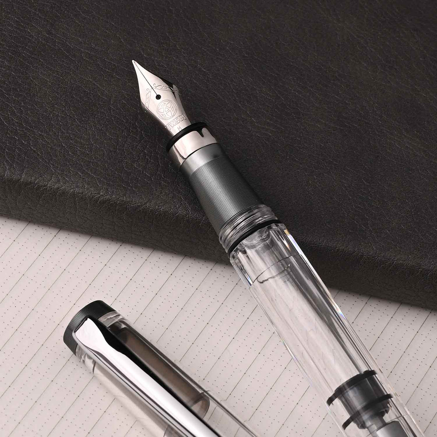 TWSBI Diamond 580ALR Nickel Gray Fountain Pen 11