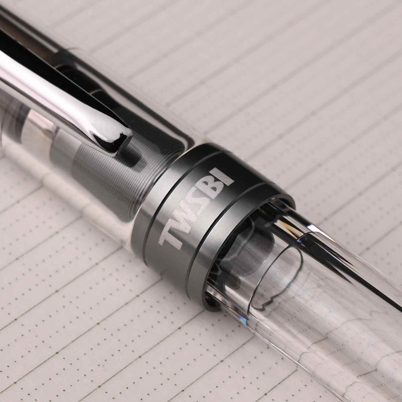 TWSBI Diamond 580ALR Nickel Gray Fountain Pen 16