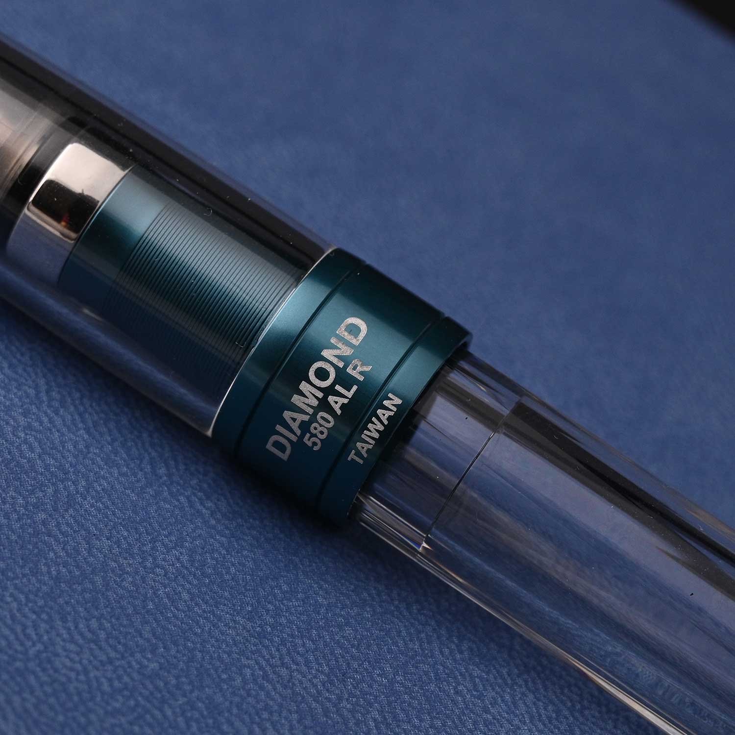TWSBI Diamond 580 AL R Fountain Pen - Prussian Blue | Pure Pens TWSBI Diamond 580 AL R Fountain Pen - Prussian Blue | Pure Pens