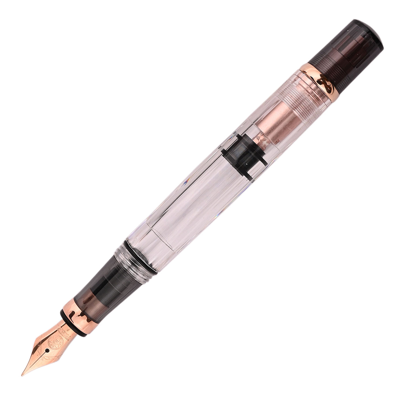 TWSBI Diamond 580 Fountain Pen - Smoke Rosegold II 2