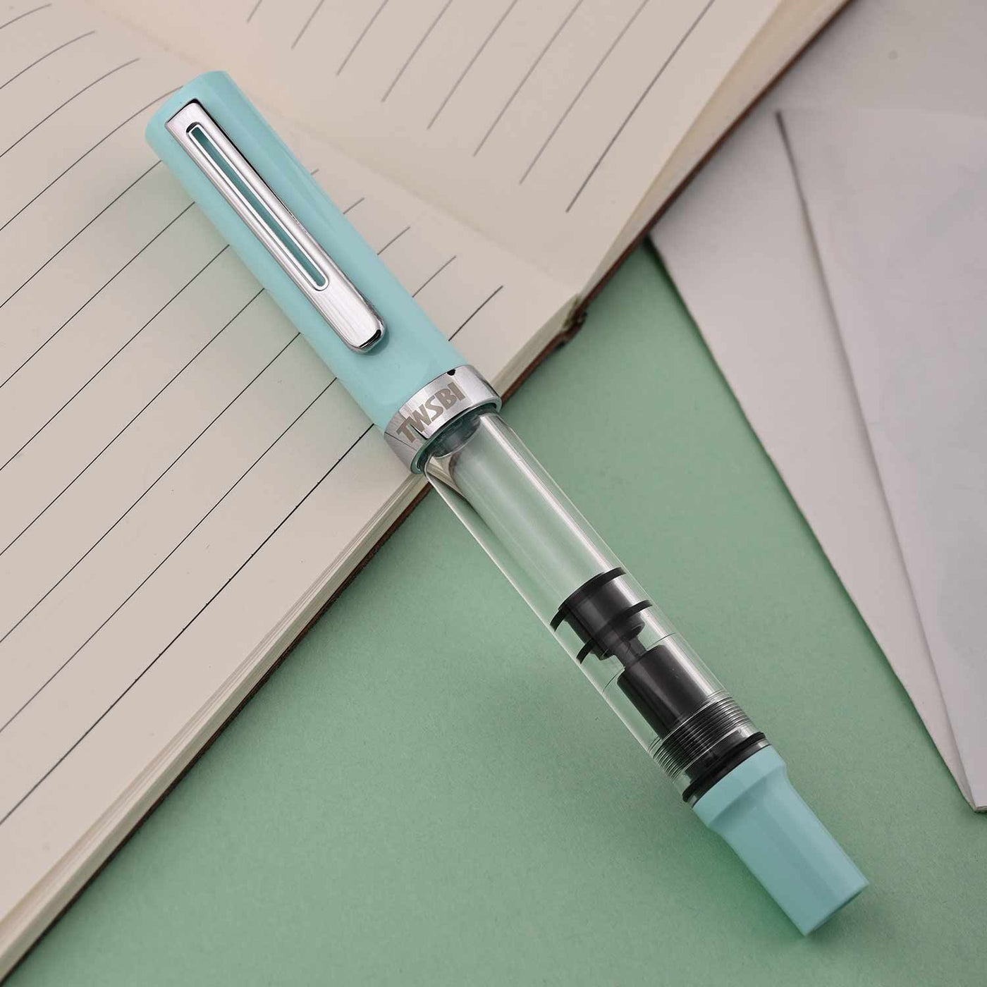 TWSBI Eco-T Fountain Pen - Mint Blue (Special Edition) 9