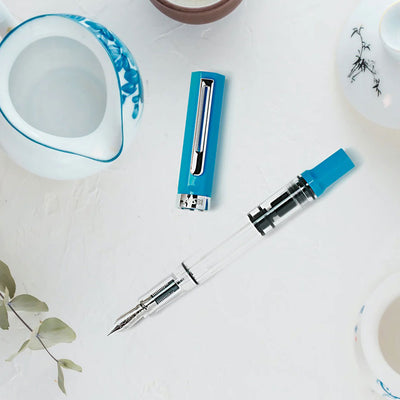 TWSBI Eco Fountain Pen - Cerulean Blue (Special Edition) 4