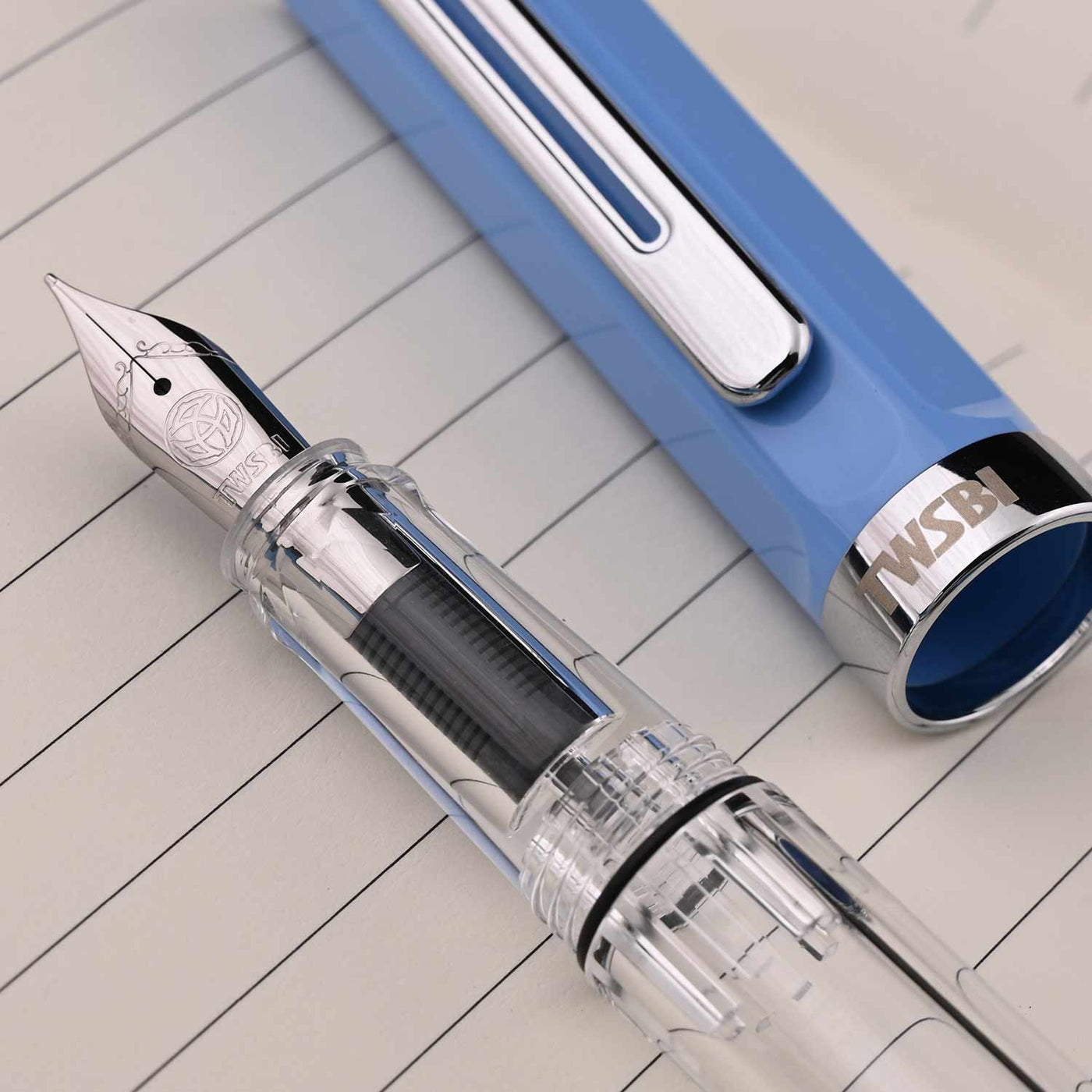 TWSBI Eco Fountain Pen Pastel Blue 8