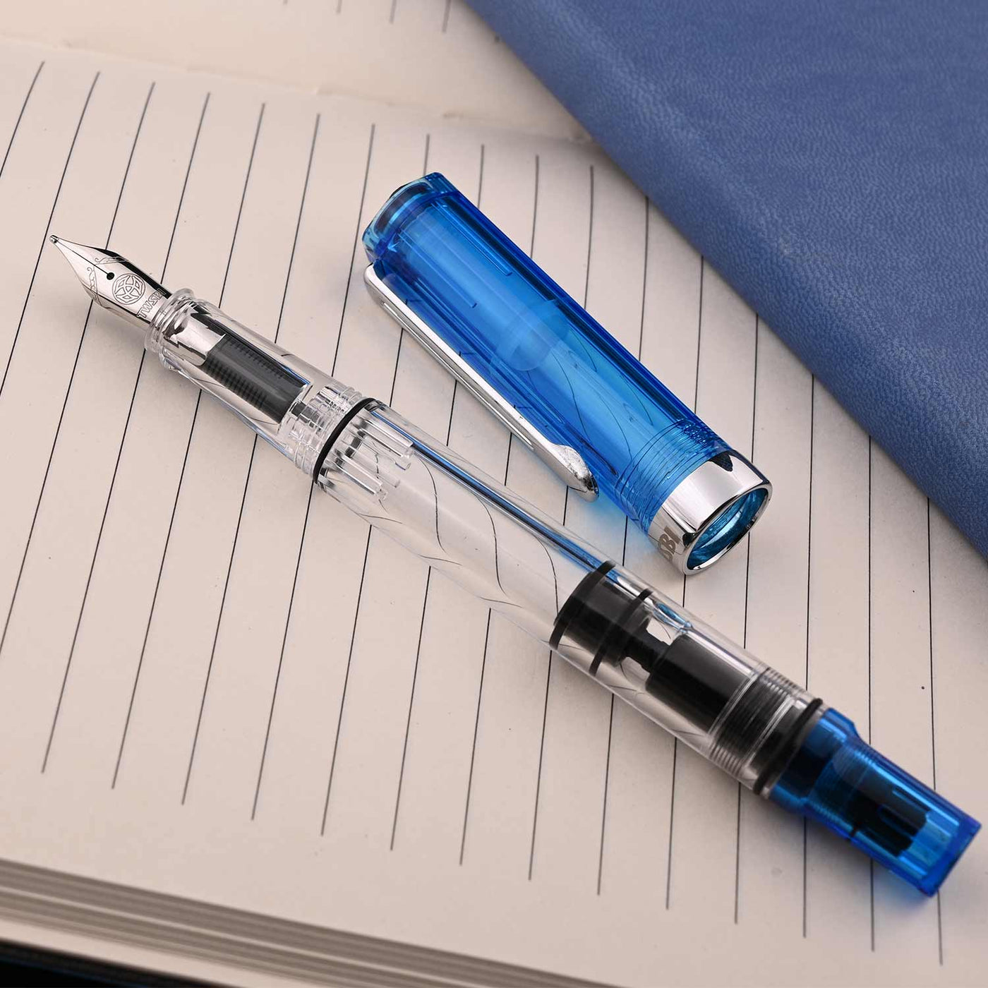 TWSBI Eco Fountain Pen Transparent Blue 8