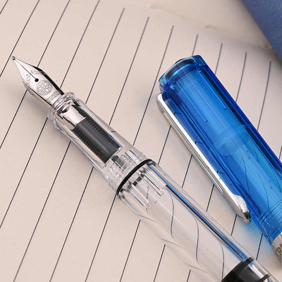 TWSBI Eco Fountain Pen Transparent Blue 7