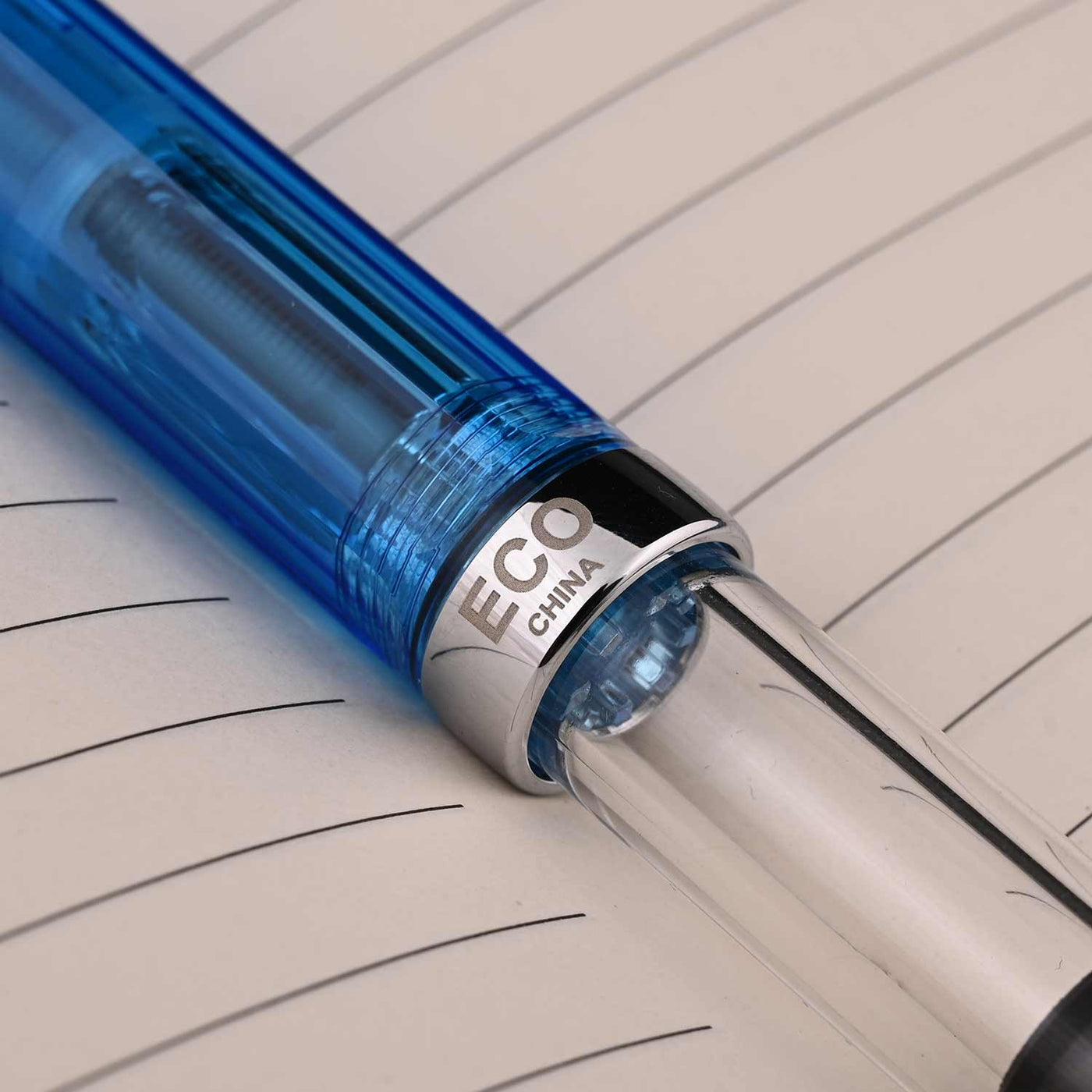 TWSBI Eco Fountain Pen Transparent Blue 14