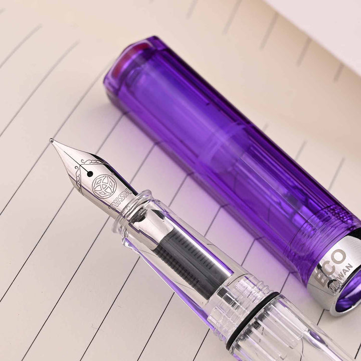 Buy Twsbi Eco Fountain Pen Transparent Purple Online