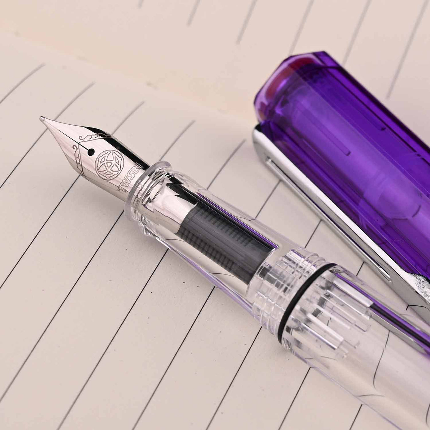 TWSBI Eco Fountain Pen  Transparent Purple (Special Edition) 12