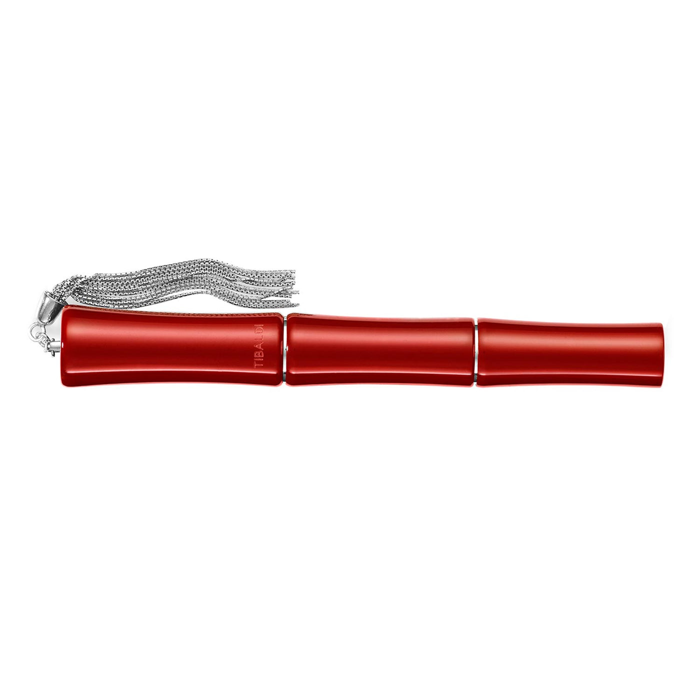 Tibaldi Bamboo Fountain Pen - Lipstick Red 3