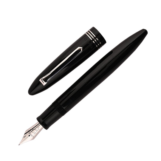 Tibaldi Bononia Fountain Pen - Rich Black CT