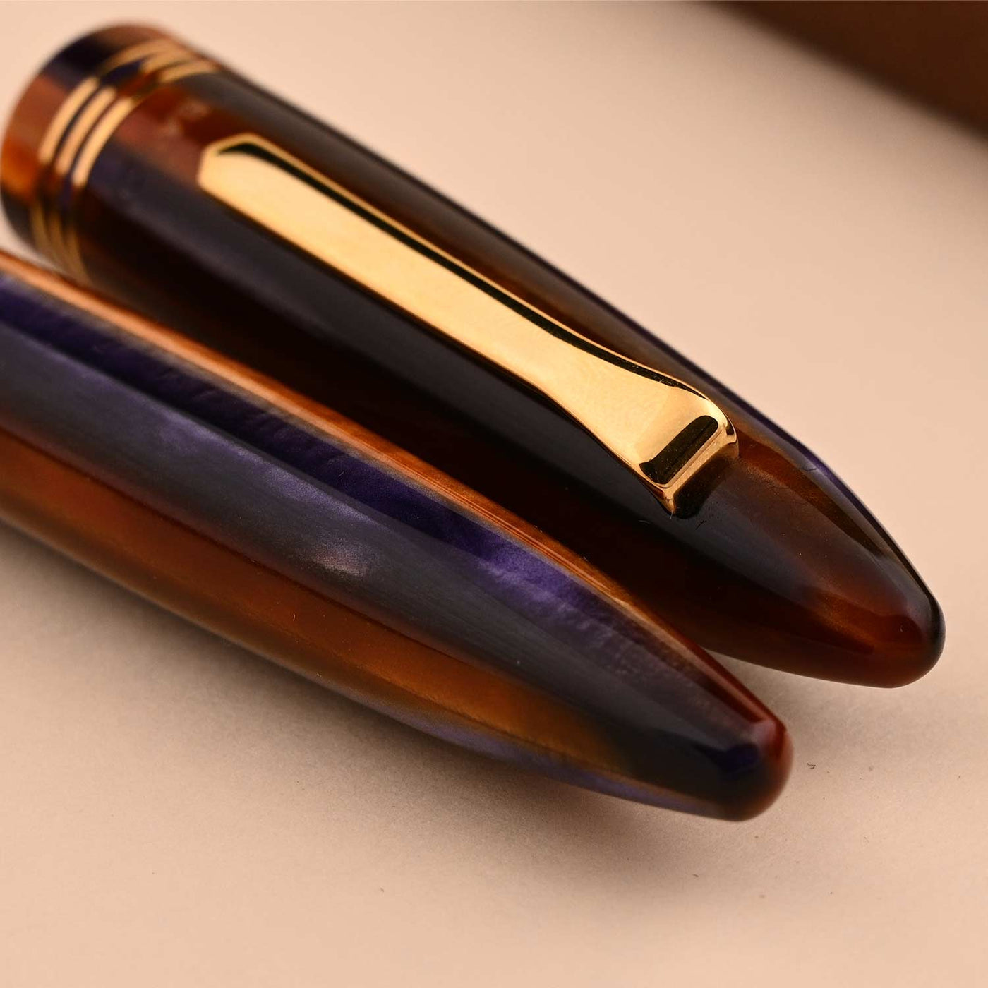 Tibaldi Bononia Fountain Pen - Seilan Purple GT 12
