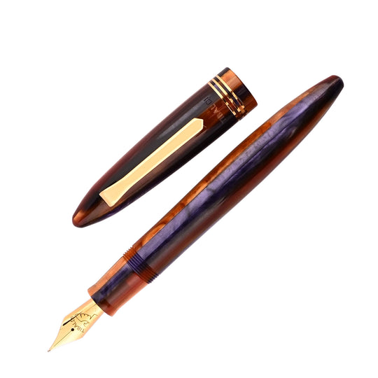 Tibaldi Bononia Fountain Pen - Seilan Purple GT