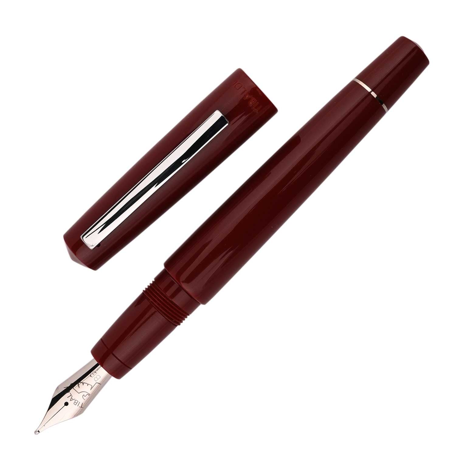 Tibaldi Infrangibile Fountain Pen - Deep Red CT – Makoba