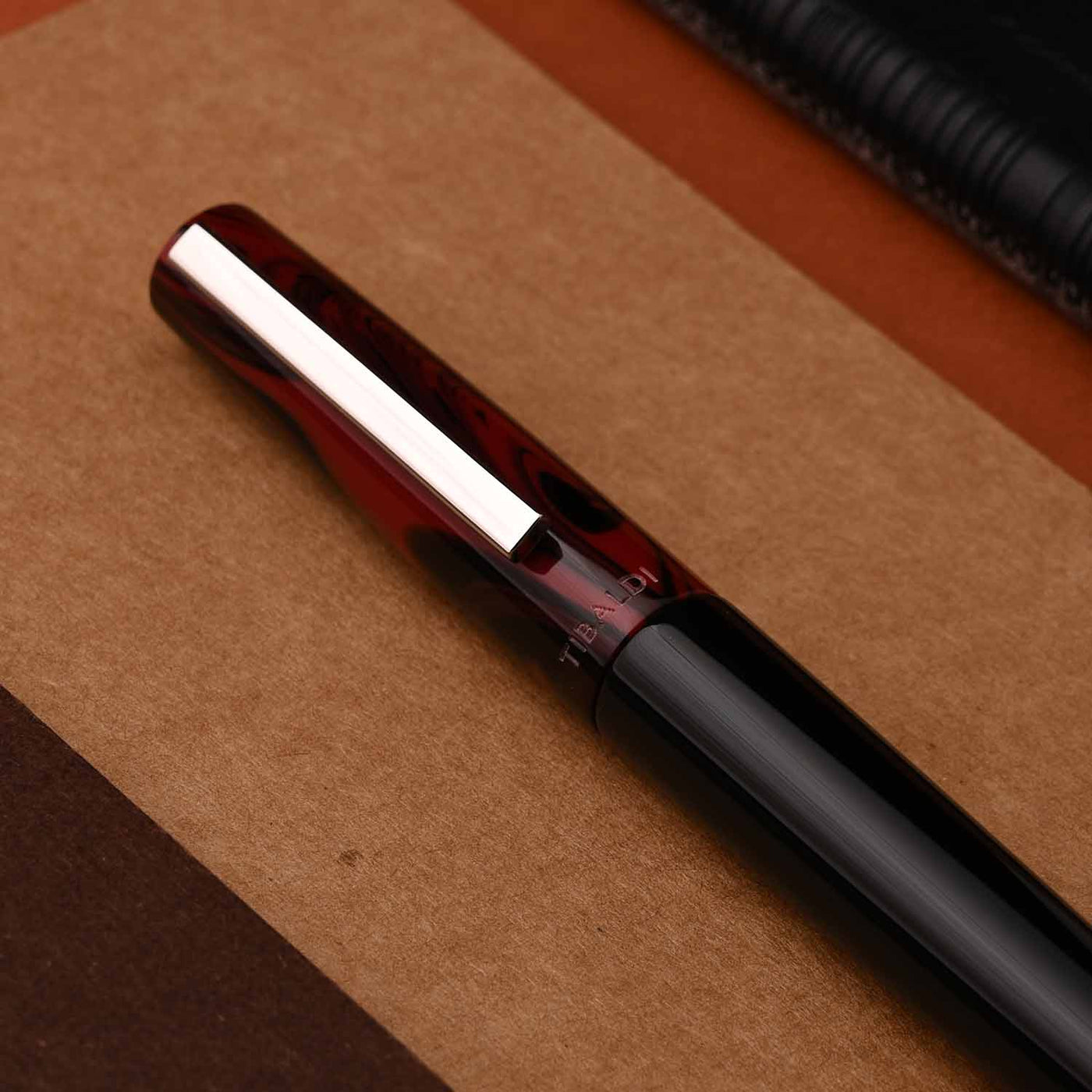 Tibaldi Infrangibile Roller Ball Pen - Mauve Red 13