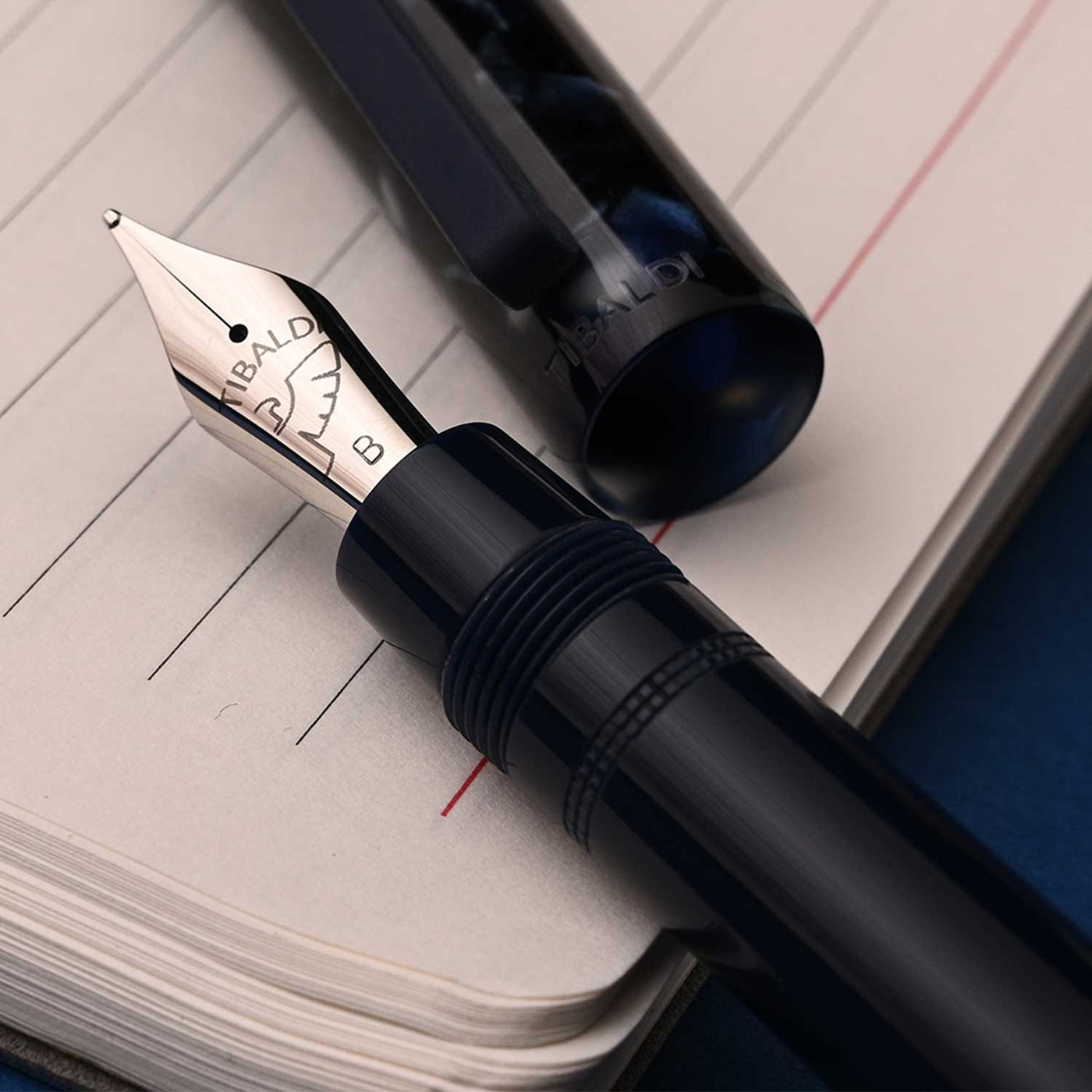 Tibaldi Perfecta Fountain Pen - Stonewash Blue – Makoba