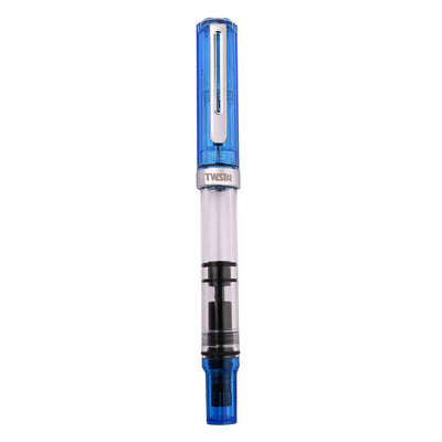 Twsbi Eco Fountain Pen - Transparent Blue 6