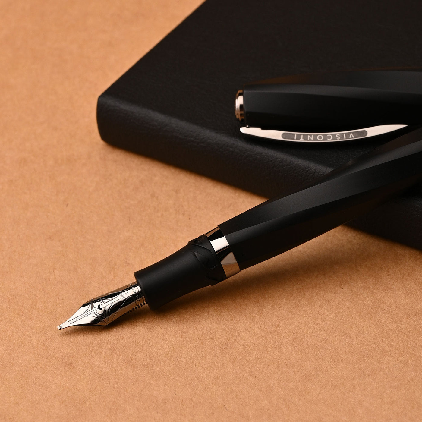 Visconti Divina Fountain Pen - Matte Black 8