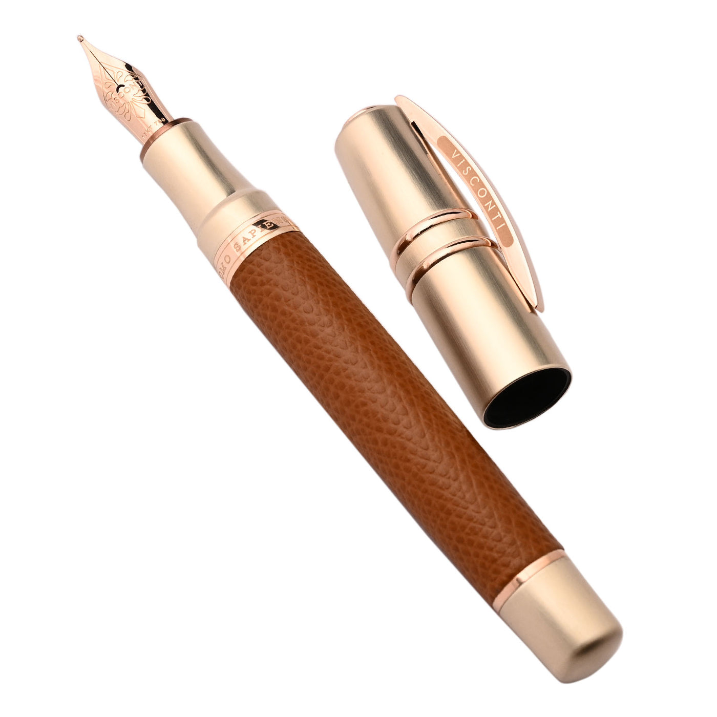 Visconti Homo Sapiens Dual Touch Fountain Pen - Cognac 3