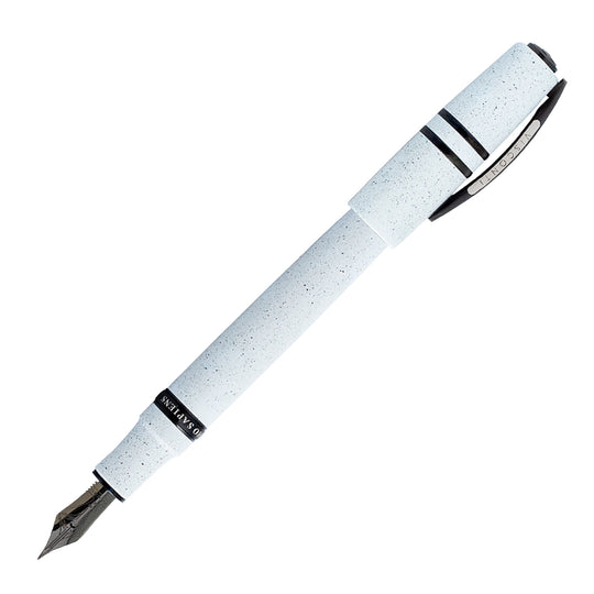 Visconti Homo Sapiens Lava Color Fountain Pen - Ash White