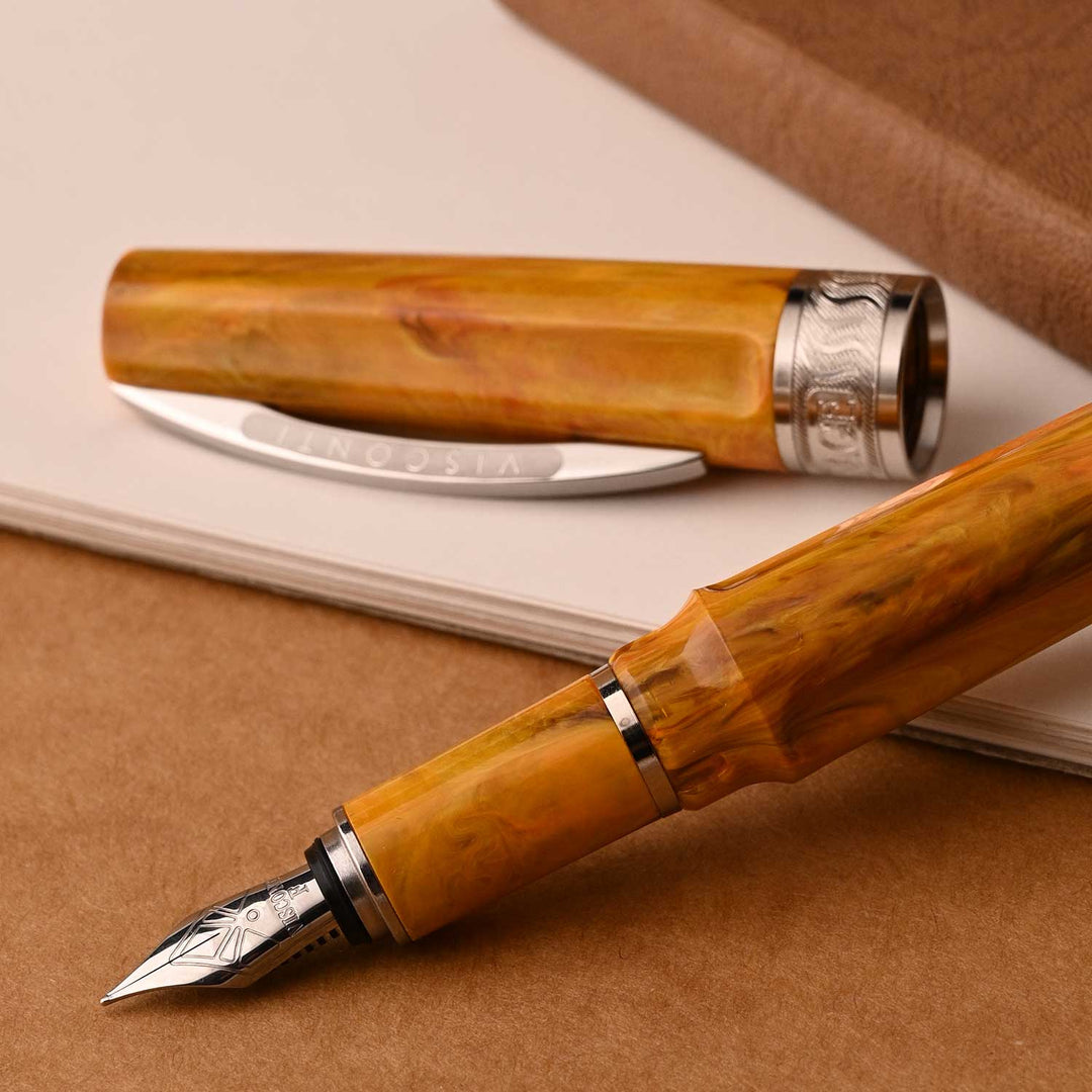 Visconti Mirage Amber Fountain Pen | Buy Online at Makoba | Visconti