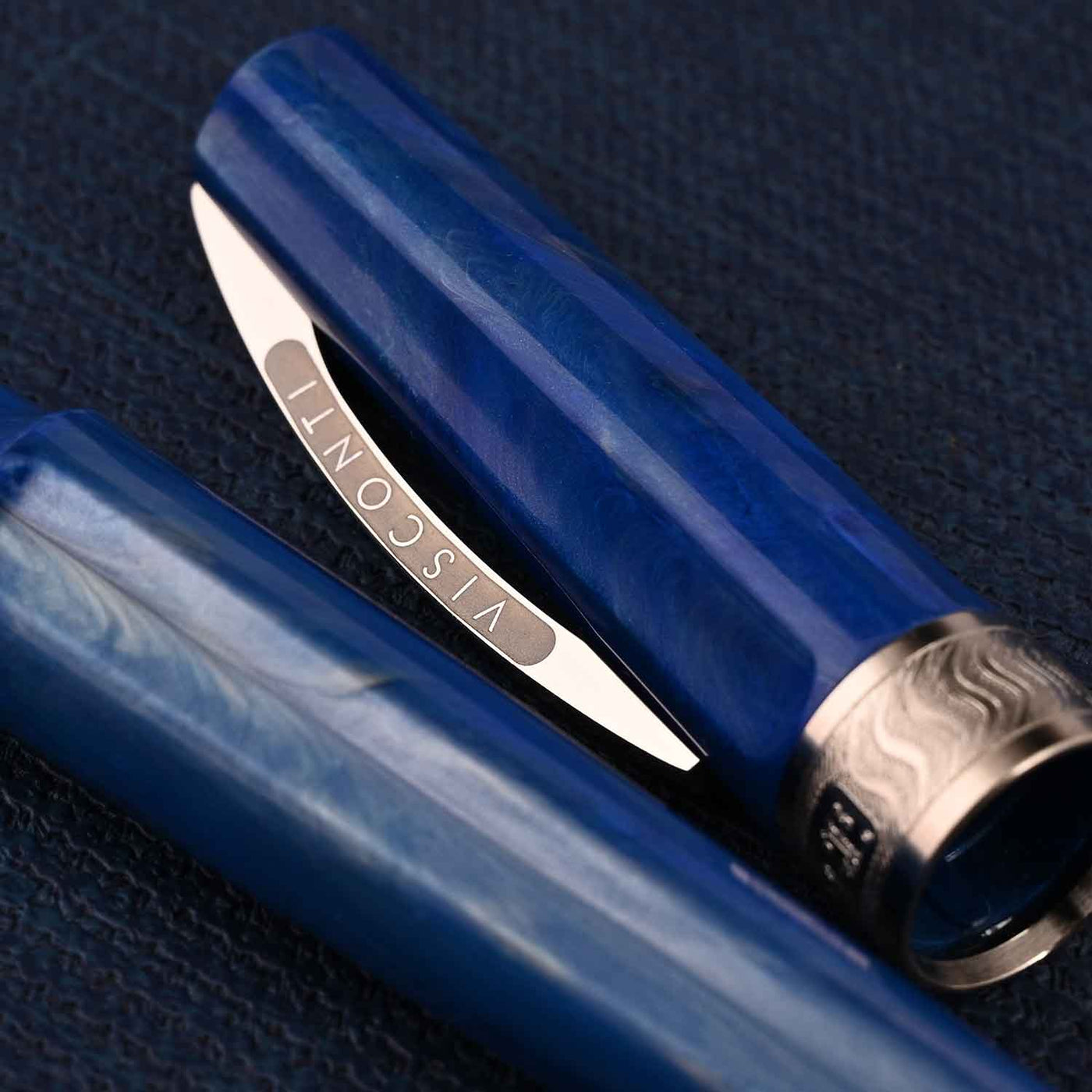 Visconti Mirage Fountain Pen - Aqua Blue CT 9