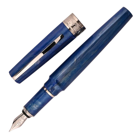 Visconti Mirage Fountain Pen - Aqua Blue CT