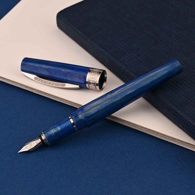 Visconti Mirage Fountain Pen - Aqua Blue CT 5