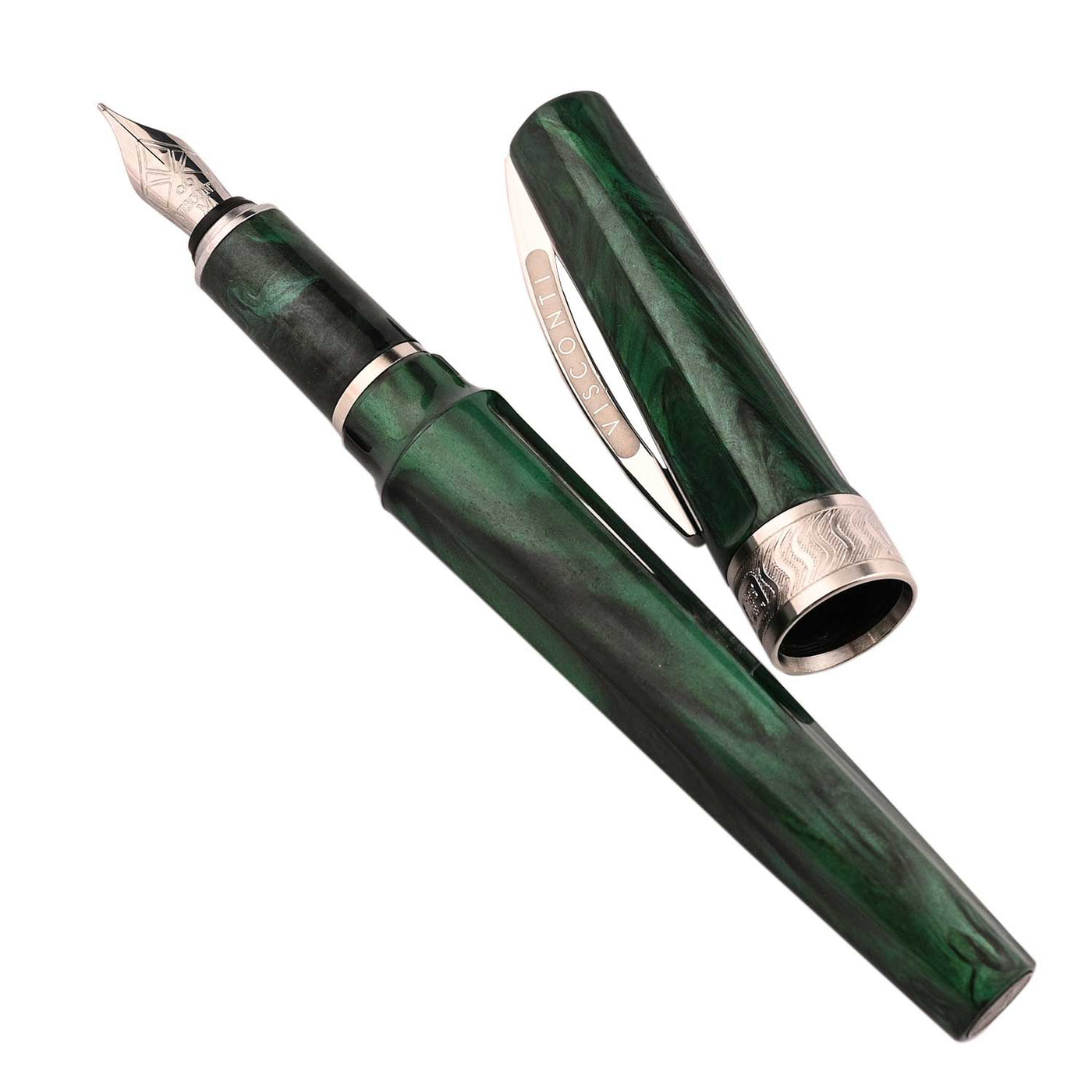 Visconti Mirage Fountain Pen - Emerald CT 3
