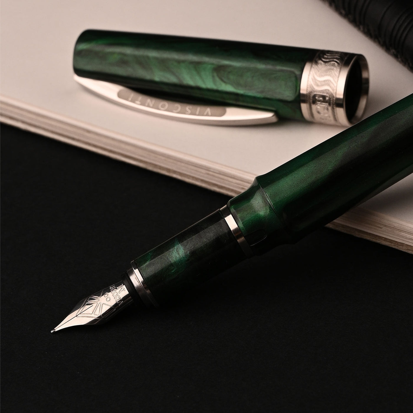 Visconti Mirage Fountain Pen - Emerald CT 7