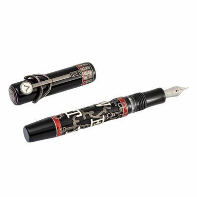 Visconti Qwerty Fountain Pen - Black (Limited Edition) 4