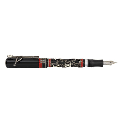Visconti Qwerty Fountain Pen - Black (Limited Edition) 6