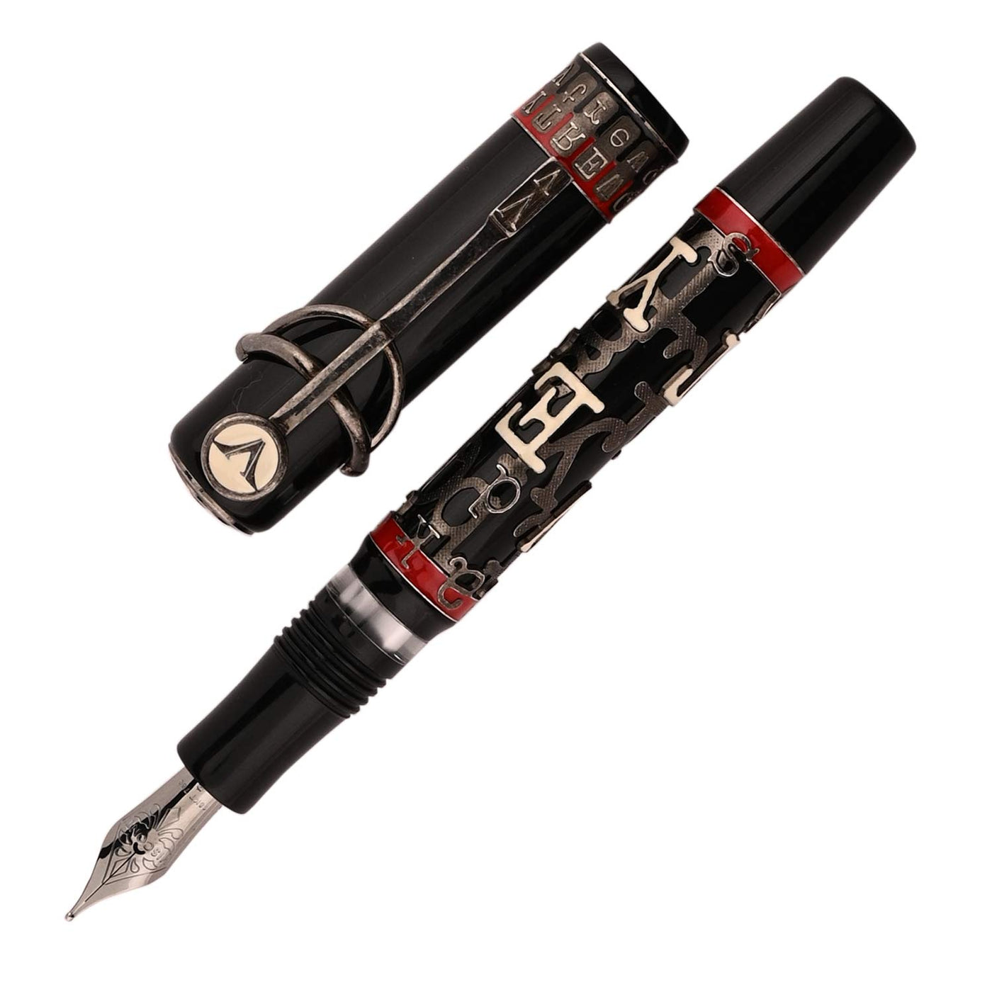 Visconti Qwerty Fountain Pen - Black (Limited Edition) 1