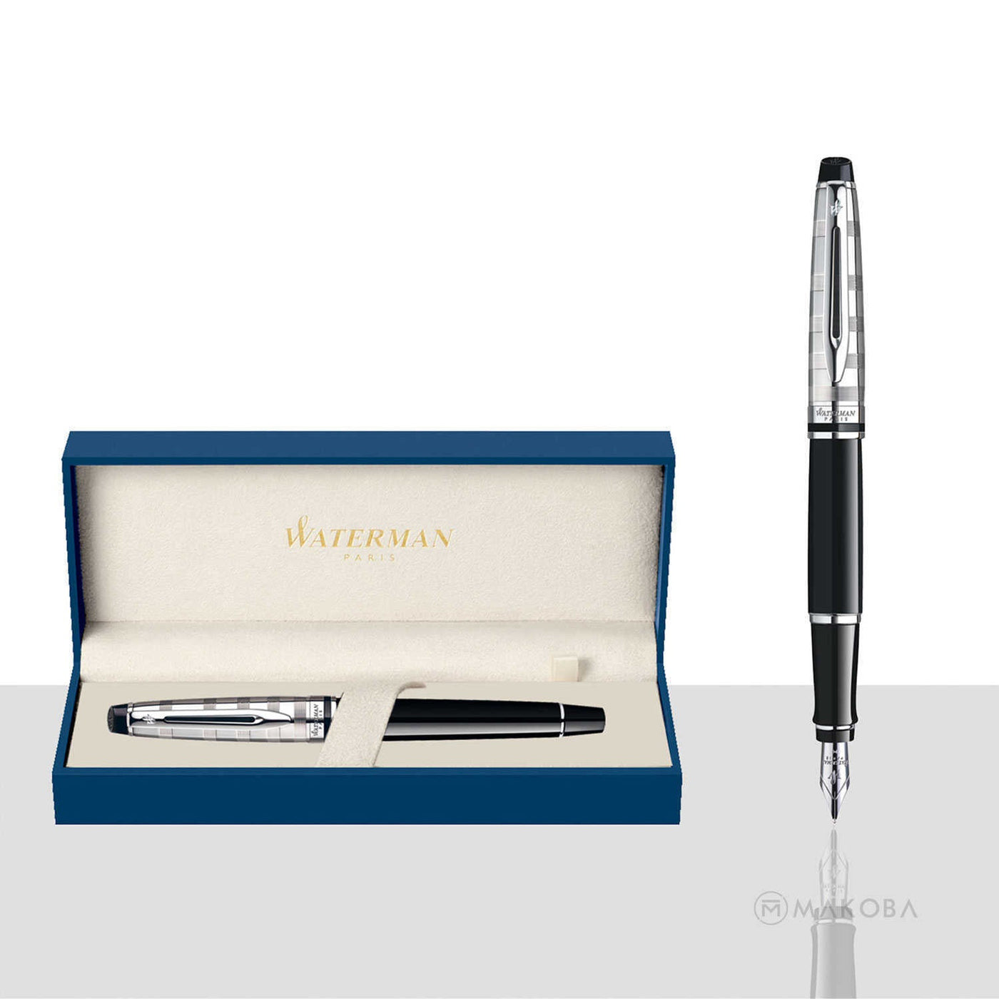 Waterman Expert Fountain Pen - Deluxe Black CT 4