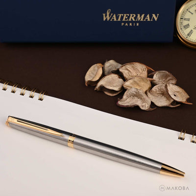 Waterman Hemisphere Ball Pen - Stainless Steel GT 11