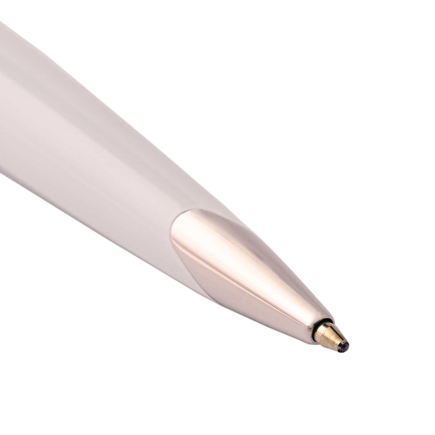 Waterman Carene Ball Pen - Contemporary White & Gunmetal 4