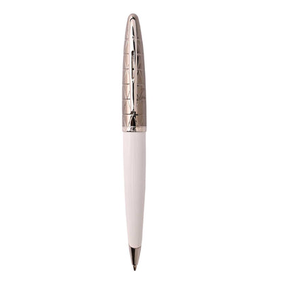 Waterman Carene Ball Pen - Contemporary White & Gunmetal 5
