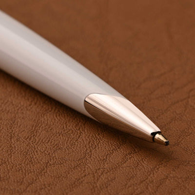 Waterman Carene Ball Pen - Contemporary White & Gunmetal 10