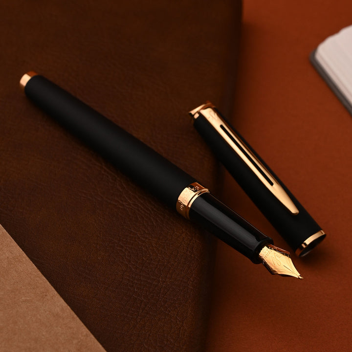 Waterman Hemisphere Matte Black GT Fountain Pen| Shop Online
